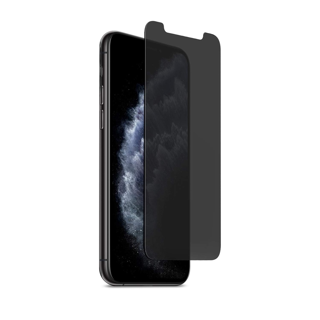 Puregear 2-Way Privacy Tempered Glass Screen Protector Compatible With Apple Iphone 11 Pro, Self Alignment Installation Tray, Touch Sensitive, Case Friendly, Protect Your Privacy Conceal Your Screen