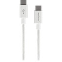 Verizon 4-Ft Usb-C To Usb-C Braided Charge-And-Sync Cable, White