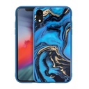 Laut - Mineral Glass For Iphone Xr | 9h Super Tough Tempered Glass | Anti-Scratch | Compatible With Wireless Chargers (Mineral Blue)