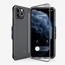 Itskins Spectrum Vision Clear Protective Phone Case Compatible With Iphone 11 Pro, Slim Hybrid Case, Anti-Yellowing, And Heavy Duty Shockproof Cover, Military Phone Case | Smoke