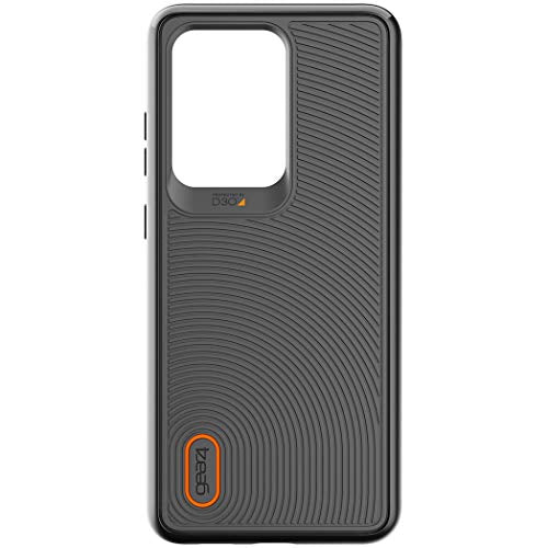 Zagg Gear4 Battersea D30 Protective Case For Samsung Galaxy S20 Ultra, Durable, Shockproof, Wireless Charging, Magsafe, (Black)