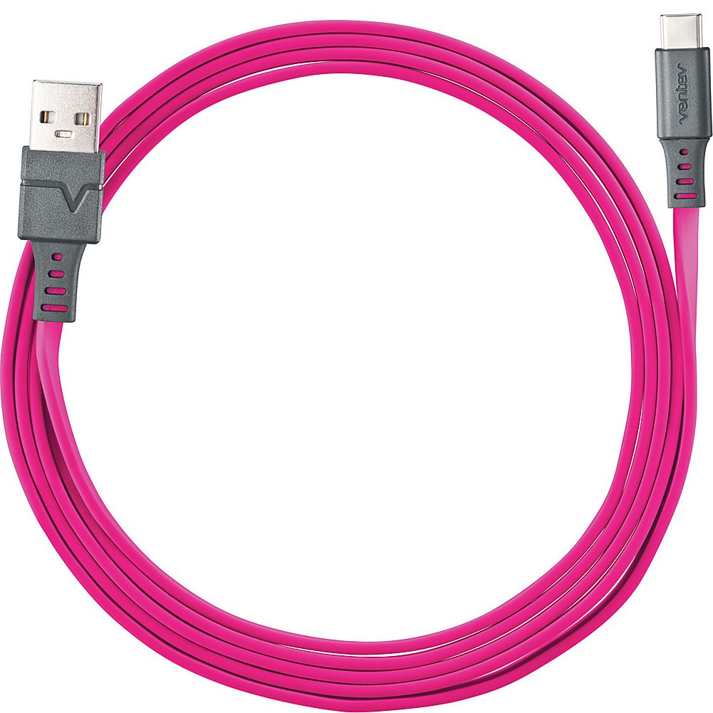 Ventev Charge Sync Usb-A To Usb-C 2.0 Cable 6ft (Pink)
