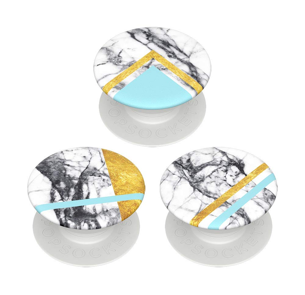 Popsockets Popminis: Mini Grips For Phones & Tablets (3 Pack) - Marble Glam