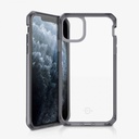 Itskins Hybrid Frost Protective Phone Case Compatible With Iphone 11 Pro, Slim Hybrid Case, Anti-Yellowing, And Heavy Duty Shockproof Cover, Military Phone Case | Black And Transparent