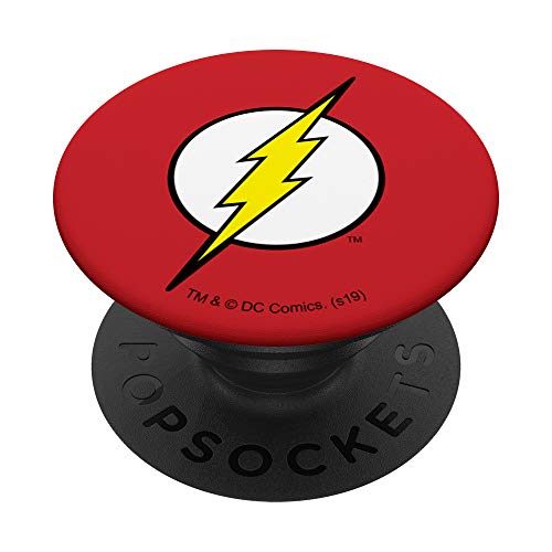THE FLASH LIGHTNING BOLT LOGO POPSOCKETS POPGRIP: SWAPPABLE GRIP FOR PHONES & TABLETS