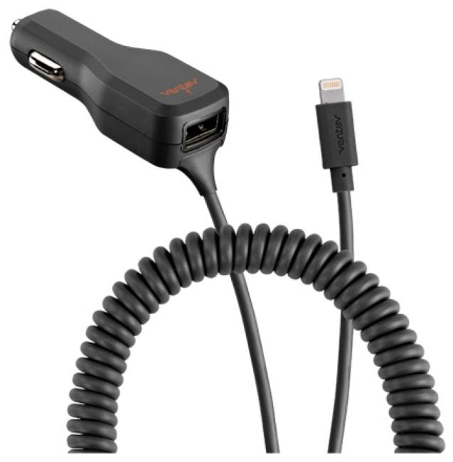 VENTEV DASHPORT 2100C MFI CAR CHARGER LIGHTNING CONNECTOR AND USB PORT