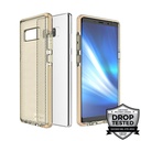 Prodigee [Safetee] For Samsung Galaxy Note 8 Cover 6.3" Protective Case, Gold Clear Transparent 2 Meter Military Grade Certified Drop Shock Test