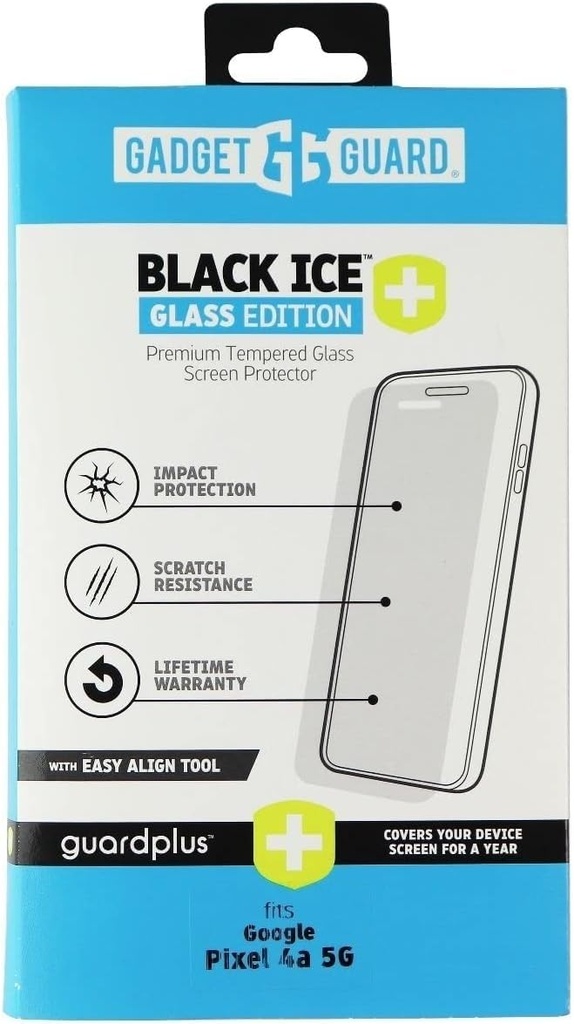 Gadget Guard Black Ice Plus Glass Edition Screen Protector For Pixel 4a 5g