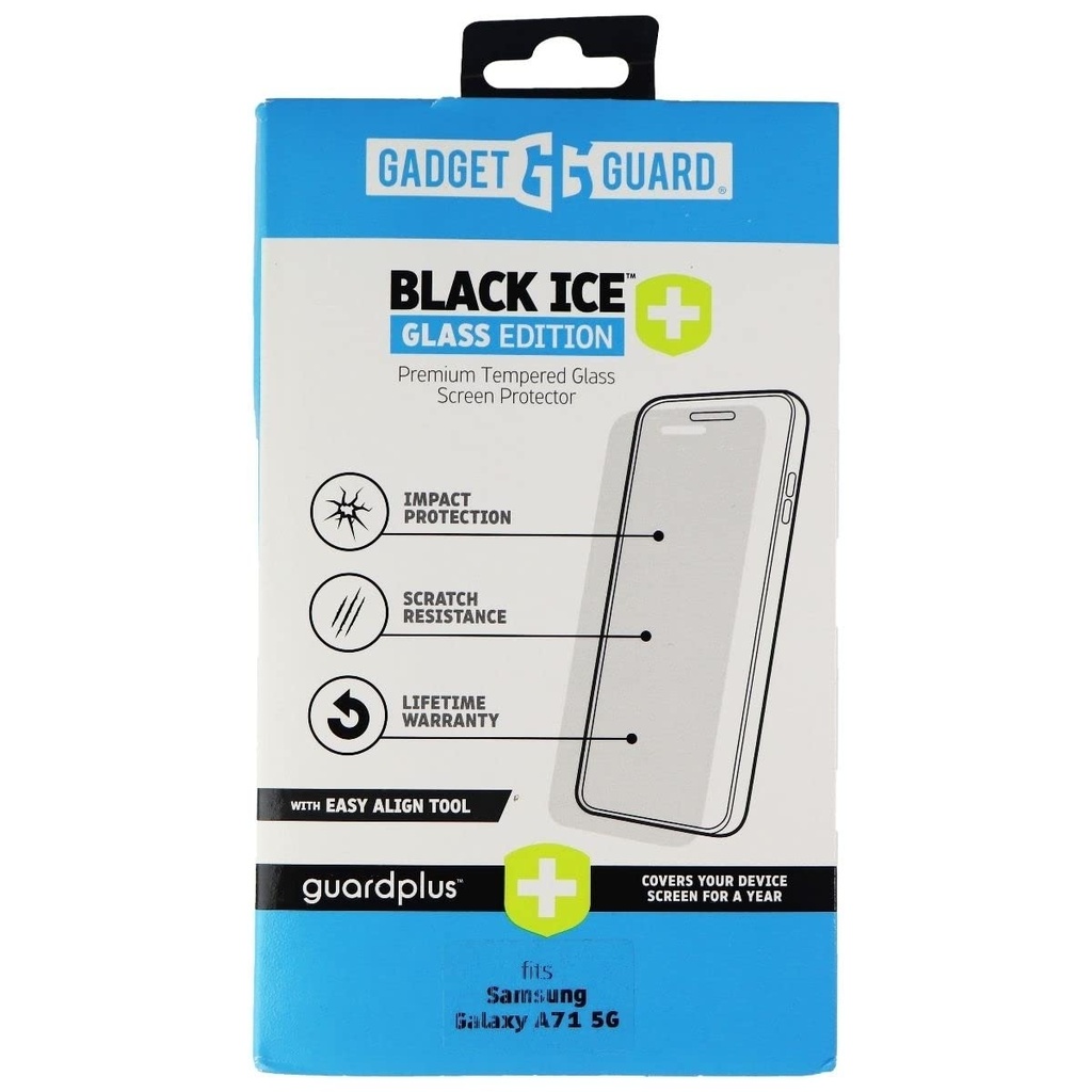 Gadget Guard Black Ice Glass Edition For Samsung Galaxy A71 5g - Clear