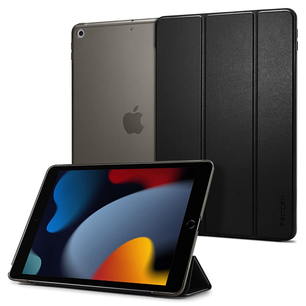 Spigen Smart Fold Designed For Ipad 10.2 Case, Ipad 9th Generation Case (2021) / Ipad 8th Generation Case (2020) / Ipad 7th Generation Case (2019) - Black