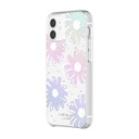 Kate Spade New York Protective Hardshell Case For Iphone 12 Mini - Daisy Iridescent Foil/White/Clear/Gems