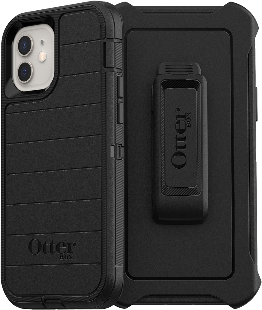 Otterbox Defender Series Case & Holster For Apple Iphone 12 Mini - Black