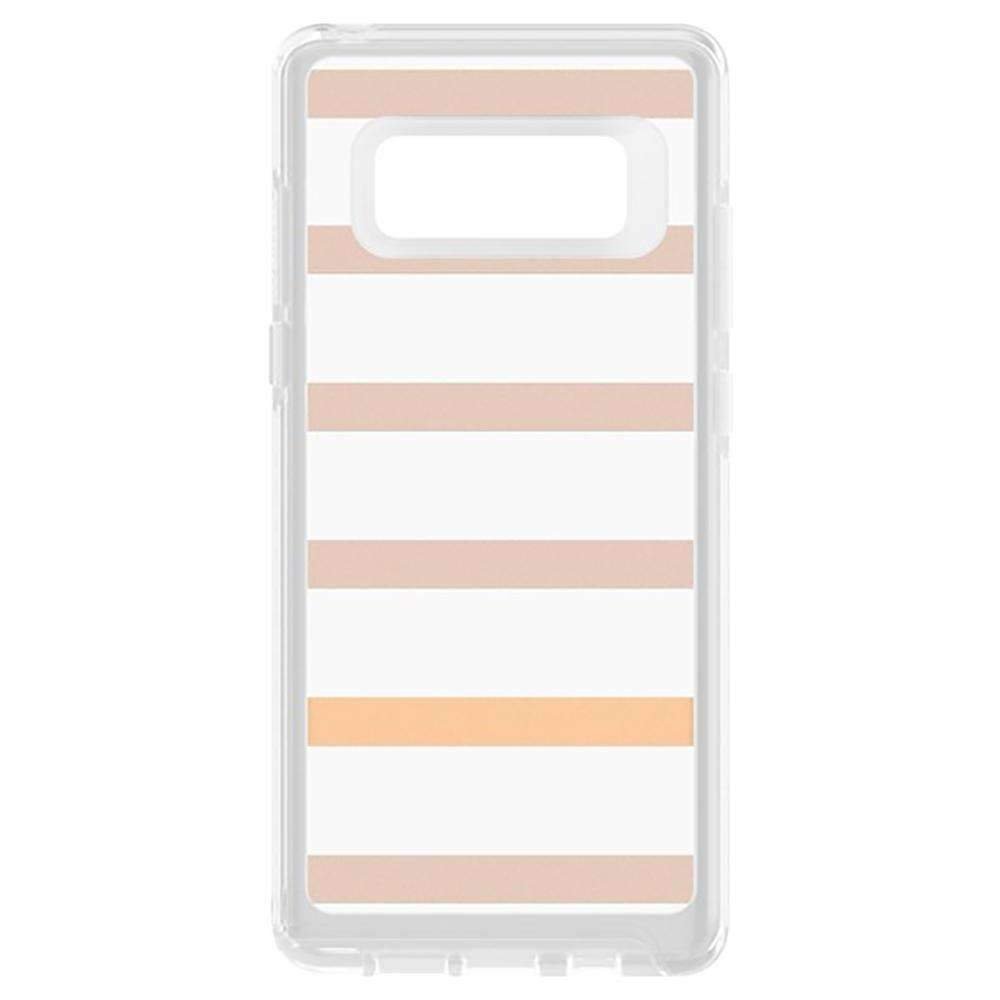 Otterbox Symmetry Clear Series Case For Samsung Galaxy Note8 - Retail Packaging - Inside The Line (Clear/Inside The Line Graphic)