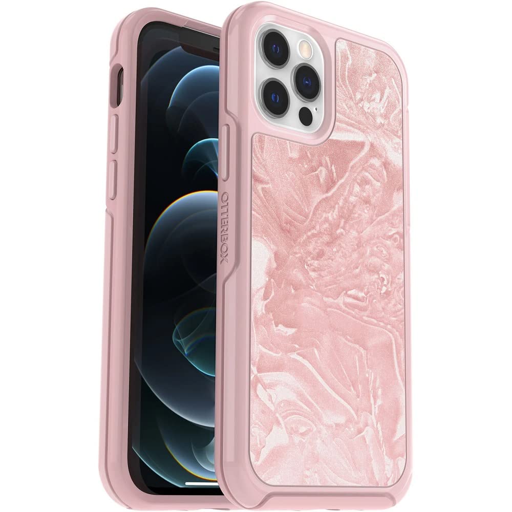 Otterbox Symmetry Clear Series Case For Iphone 12 Pro Max - Shell Shocked (Pink Interference/Iridescent Pink/Shell-Shocked Graphic)