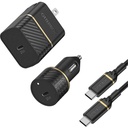 Otterbox Lightning To Usb-C Fast Charge Wall And Car Charging Kit, 20w - Black