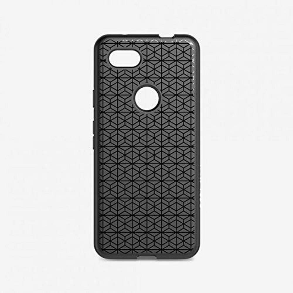 Tech21 Protective Google Pixel 3a Case Slim Lightweight Cover - Studio Design Throwing Shapes - Black