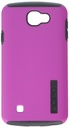 Incipio Cell Phone Case For Lg K4/Optimus Zone 3/Spree - Retail Packaging - Pink/Gray