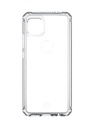 Itskins Hybrid // Clear For Moto One 5g Ace (2021) Usa Version, Protective Phone Case, Slim Hybrid Case, Anti-Yellowing, And Heavy Duty Shockproof Cover, Military Phone Case - Transparent
