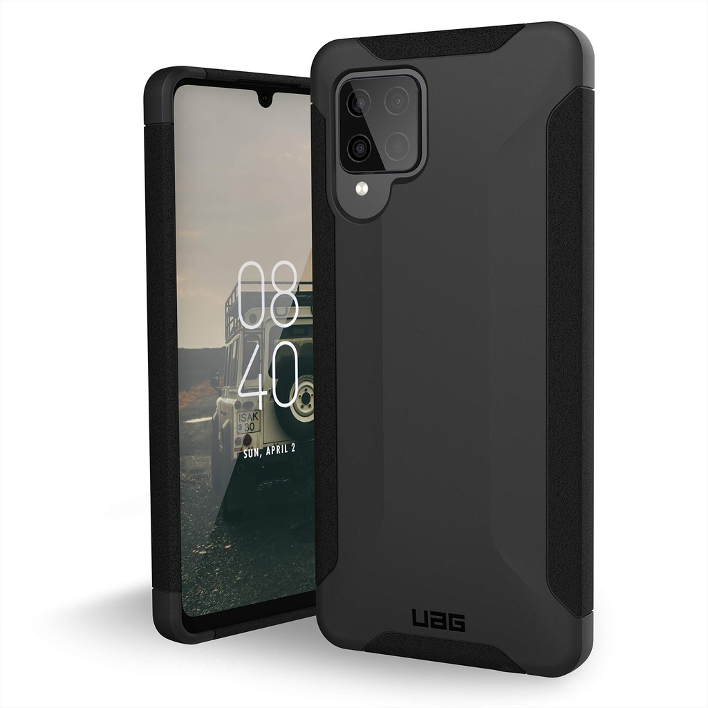 Urban Armor Gear Uag Designed For Samsung Galaxy A42 5g (Sm-A426) Case Scout Rugged Sleek Shockproof Lightweight Military Drop Tested Protective Cover, Black