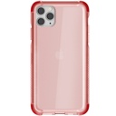 Ghostek Covert Clear Iphone 11 Pro Max Case With Super Slim Fit Design And Grip Bumper Shockproof Heavy Duty Protection Wireless Charging Compatible For 2019 Iphone 11 Pro Max (6.5 Inch) - (Pink)