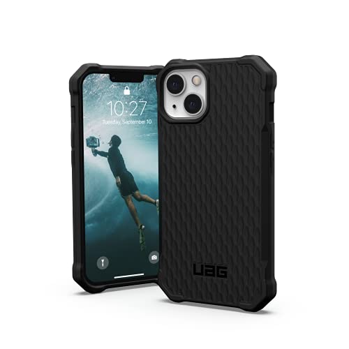 URBAN ARMOR GEAR ESSENTIAL ARMOR SERIES FLEXIBLE GEL CASE FOR IPHONE 13 - BLACK