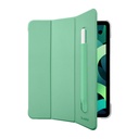 Laut - Huex Folio Case Compatible With Ipad Air 10.9-Inch (2020) | Built-In Apple Pencil Holder | Crystal Clear Hard Back Casing | Slim & Ultra-Lightweight • Green