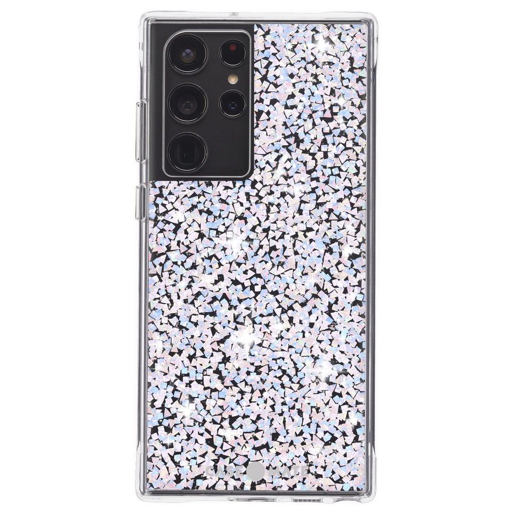 Case-Mate - Twinkle - Case For Samsung Galaxy S22 Ultra - Reflective Foil Elements - 10 Ft Drop Protection - 6.8 Inch - Stardust
