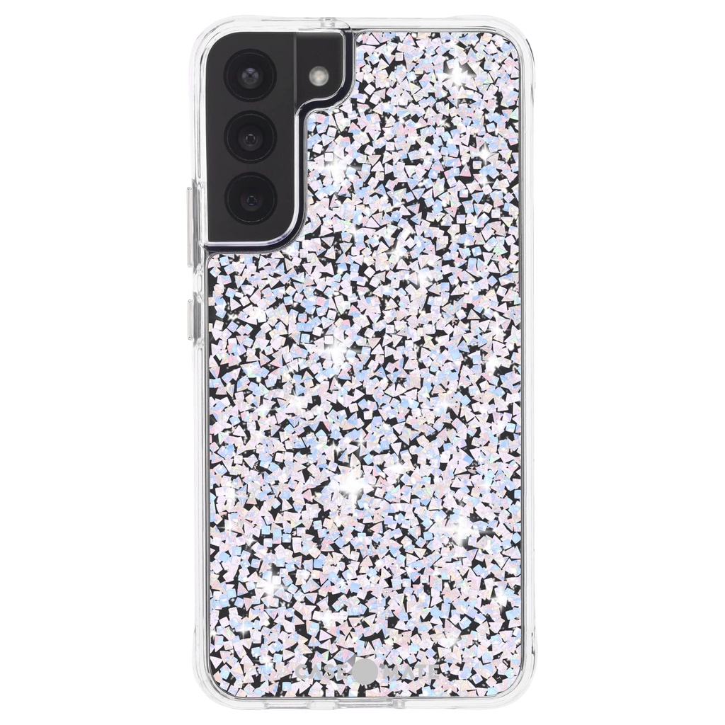 Case-Mate Samsung Galaxy S22 Plus Case - 6.6' Twinkle Diamond - 10ft Drop Protection With Wireless Charging - Luxury Bling Glitter For S22 Plus 5g - Anti Scratch, Shock Absorbing Materials, Slim Fit