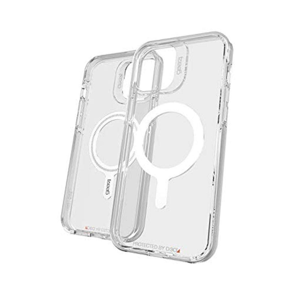 Zagg Gear4 Crystal Palace Snap Case - Crystal Clear Impact Protection With Magsafe Compatibility For Apple 12 Pro Max