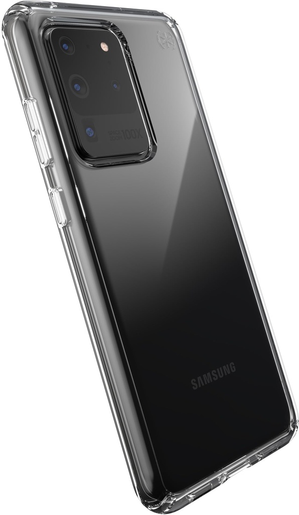 Speck Products Presidio Perfect-Clear Samsung Galaxy S20 Ultra Case, Clear/Clear (136383-5085)