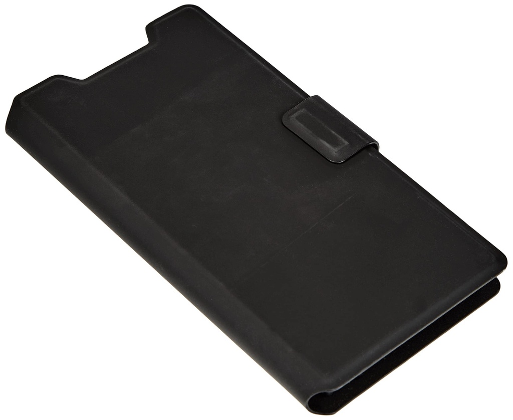 Otterbox Strada Via Case For Samsung Galaxy S22 Ultra, Shockproof, Drop Proof, Slim, Soft Touch Protective Folio Case With Card Holder, 2x Tested To Military Standard, Black