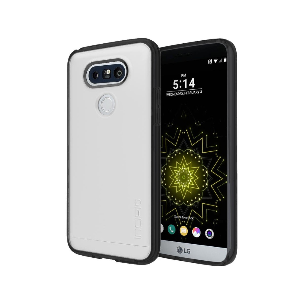 Lg G5 Case, Incipio [Co-Molded Case][Shock Absorbing] Octane Pure Case For Lg G5-Clear/Black