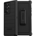 Otterbox Defender Pro Case & Belt Clip/Stand For Samsung Galaxy S22 Ultra (Not S22 Or Plus Or Other Models) (Black)