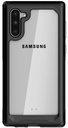 Ghostek Atomic Slim Galaxy Note 10 Clear Case With Super Space Metal Bumper Design Military Grade Aluminum Heavy Duty Protection Wireless Charging Compatible 2019 Galaxy Note10 5g (6.3 Inch) - (Black)