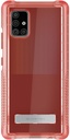 Ghostek Covert Galaxy A21 Case Clear With Kickstand Super Slim Fit Shockproof Design With Scratch Resistant Back And Anti Slip Hand Grip Wireless Charging Compatible 2020 Galaxy A21 (6.5 Inch) - Pink