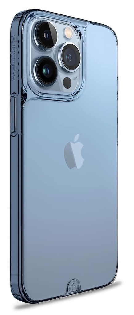 Fortress Iphone 13 Pro Case Clear [Infinite Glass] Strong Tempered Glass Back (Not Plastic) Non-Scratch, Anti-Fingerprint, Non-Yellowing Iphone 13 Pro Clear Case With Military Grade Drop Protection