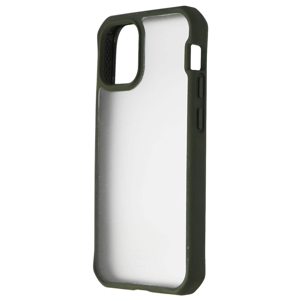 Itskins Feroniabio Pure Series For Apple Iphone 12 Mini - Olive Green/Clear
