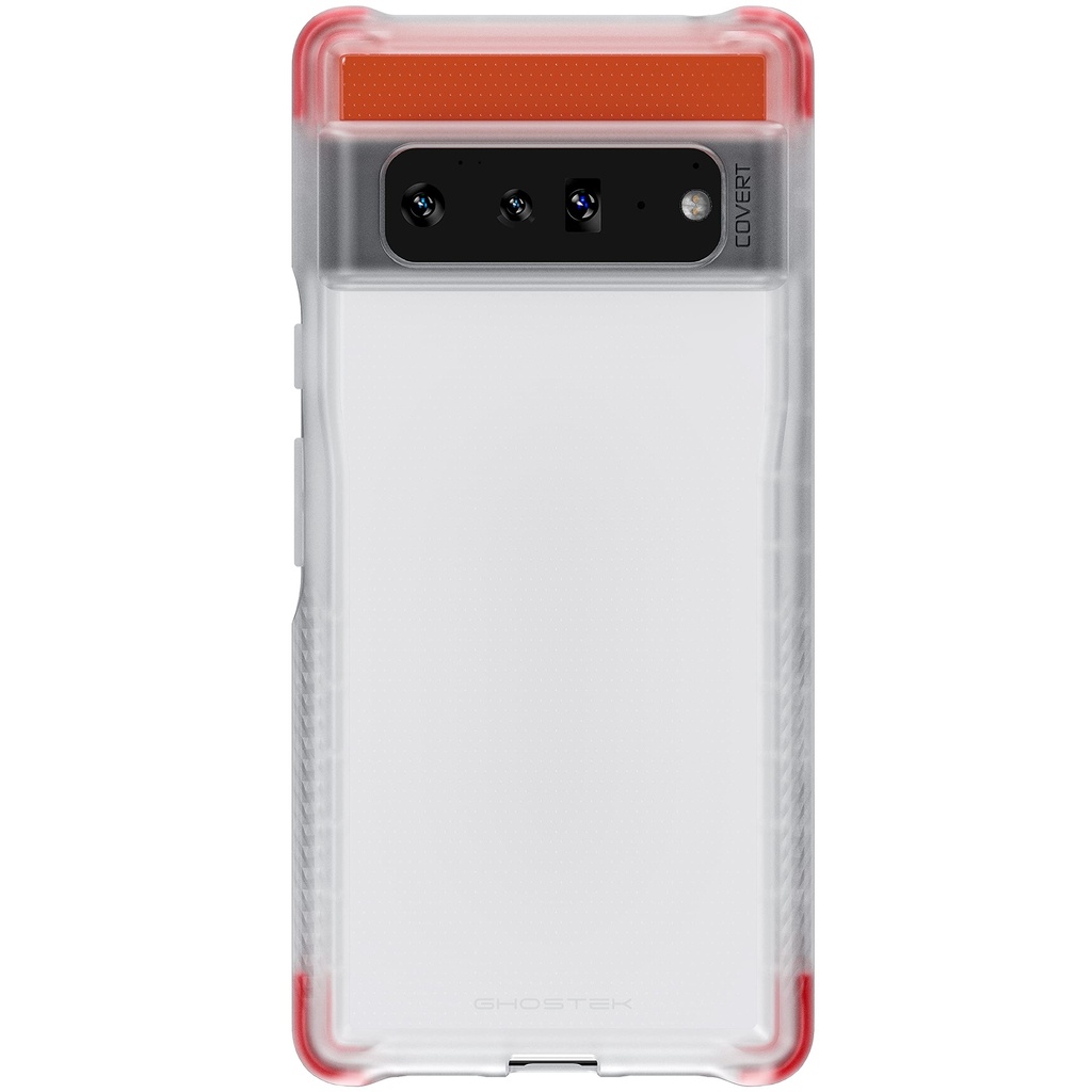 Ghostek Covert Google Pixel 6 Case Clear Slim Design And Anti-Slip Grip Supports Fast Wireless Charging Shockproof Protective Phone Covers Designed For 2021 Google Pixel 6 5g (6.4 Inch) (Cloudy Clear)