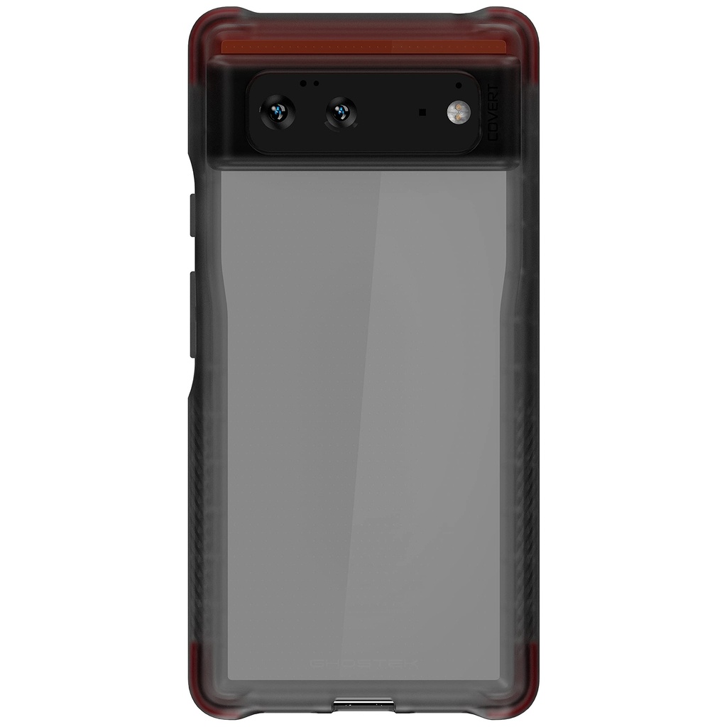 Ghostek Covert Google Pixel 6 Pro Case Clear Slim With Ultra Thin Design And Non-Slip Grip Supports Wireless Charging Protective Phone Cover Designed For 2021 Google Pixel 6pro (6.71in) (Stormy Smoke)