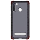 Ghostek Covert Galaxy A21 Case Clear With Kickstand Super Slim Fit Shockproof Design With Scratch Resistant Back And Anti Slip Hand Grip Wireless Charging Compatible 2020 Galaxy A21 (6.5 Inch) - Smoke