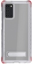 Ghostek Covert Galaxy Note 20 Clear Case With Kickstand And Secure Hand Grip Bumper Super Thin Slim Fit Design And Wireless Charging Compatible Cover For 2020 Galaxy Note20 5g (6.7 Inch) - (Clear)