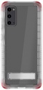 Ghostek Covert Galaxy S20 Clear Case With Built-In Stand And Secure Hand Grip Bumper Super Thin Slim Fit Design And Wireless Charging Compatible Phone Cover For 2020 Galaxy S20 5g (6.2 Inch) - (Clear)