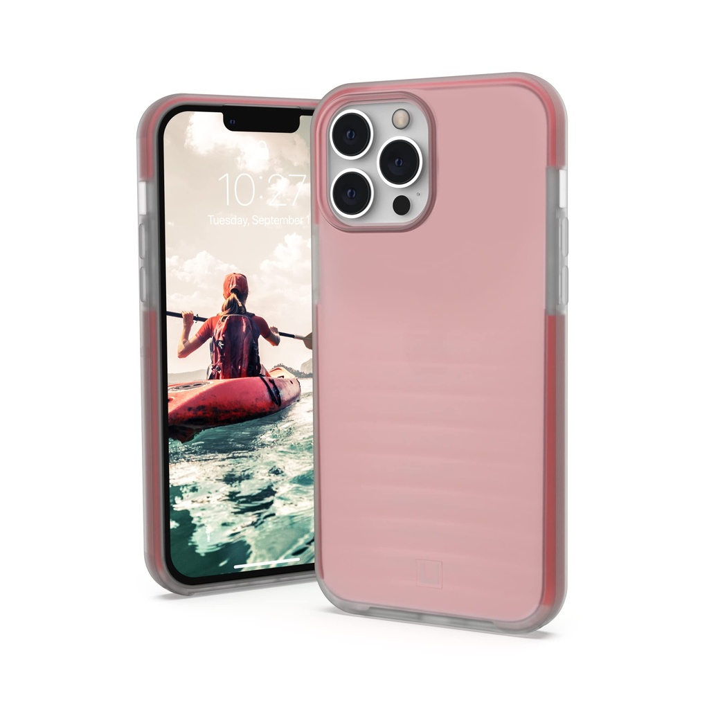 Urban Armor Gear [U] By Uag Designed For Iphone 13 Pro Max Case Red Clay Wave Slim Fit Lightweight Stylish Translucent Impact Resistant Protective Phone Cover, [6.7 Inch Screen]