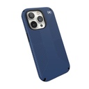 Speck Iphone 14 Pro Case - Drop Protection, Scratch Resistant, Dual Layer Slim Phone Case For 6.1 Inch Iphones - Built For Magsafe - Anti-Fade Case - Presidio2 Grip-Coastal Blue/Black/White