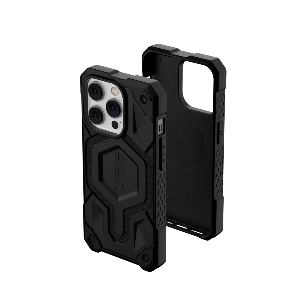 Urban Armor Gear Uag Designed For Iphone 14 Pro Case Black 6.1" Monarch Pro Built-In Magnet Compatible With Magsafe Charging Rugged Shockproof Dropproof Premium Protective Cover