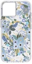 Rifle Paper Co. Iphone 14 Plus Case [Compatible With Magsafe] [10ft Drop Protection] Cute Iphone Case 6.7" With Floral Pattern, Anti-Scratch Tech, Shockproof Material, Slim Fit - Garden Party Blue