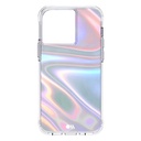 Case-Mate Soap Bubble Iphone 13 Pro Case [10ft Drop Protection] [Wireless Charging Compatible] Luxury Cover For Iphone 13 Pro 6.1" - Iridescent Swirl Effect. Anti-Scratch, Shock Absorbing - Iridescent