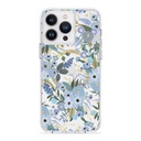 Rifle Paper Co. Iphone 14 Pro Max Case [Compatible With Magsafe] [10ft Drop Protection] Cute Iphone Case 6.7" With Floral Pattern, Anti-Scratch Tech, Shockproof Material, Slim Fit - Garden Party Blue