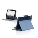 [U] By Uag Designed For Ipad Mini A17 Pro (7th Gen)(6th Gen, 2021) Case 8.3" Lucent Lightweight Ultra-Slim Shockproof Smart Folio Protective Cover With Auto/Sleep Wake & Pencil Holder, Cerulean