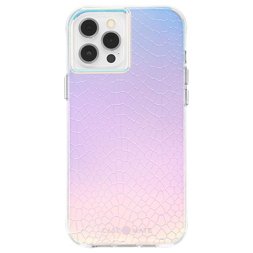 Case-Mate - Iridescent Snake - Case For Iphone 12 Pro Max (5g) - 10 Ft Drop Protection - 6.7 Inch - Iridescent Snake